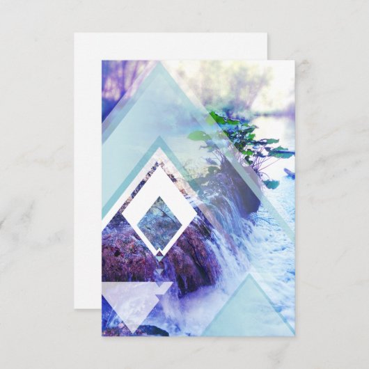 水のジオヘイズ 招待状 (正面/裏面)