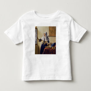 水のジャグを持つ若い女性， c.1662 トドラーTシャツ