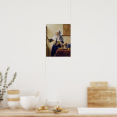 水のジャグを持つ若い女性, c.1662 ポスター (キッチン)