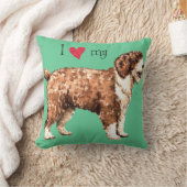 『水のスペインの犬』 クッション (ブランケット)