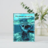 水のテストカスタマイズ可能はがき ポストカード (スタンド正面)