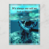 水のテストカスタマイズ可能はがき ポストカード (正面)