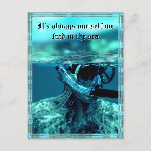 水のテストカスタマイズ可能はがき ポストカード (正面)