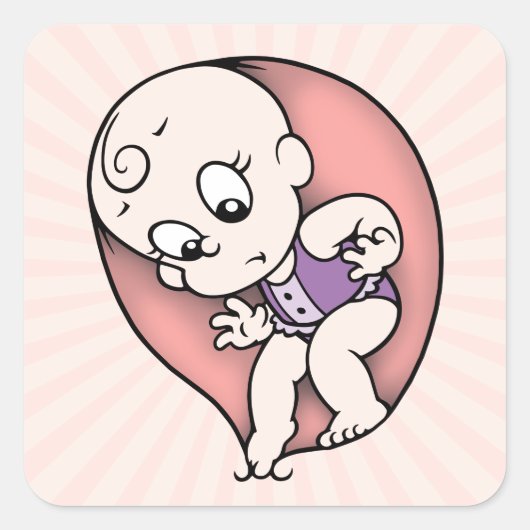 水のテスト スクエアシール (正面)