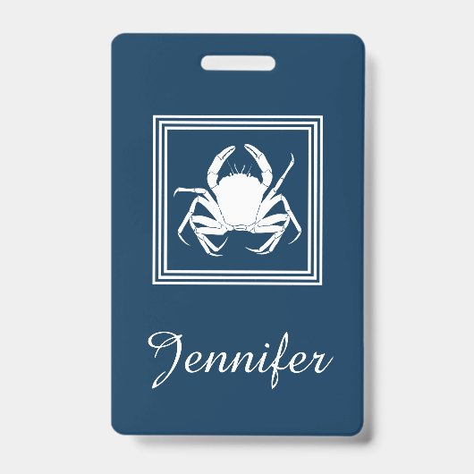 水のデザイン バッジ (正面)