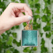 水のデジタルX線の芸術Keychain キーホルダー (手)