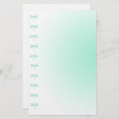 水のトンボの筆記用紙 便箋 (正面/裏面)