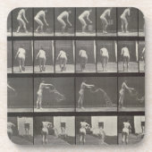 水のバケツを投げている女性はめっきします401をからの「 コースター (正面)