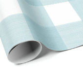 水のバッファローの格子縞 ラッピングペーパー (ロールコーナー)