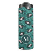 水のパターンで泳ぐマガード タンブラー (正面)