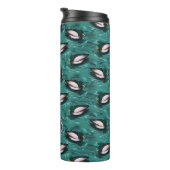 水のパターンで泳ぐマガード タンブラー (回転右)