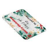 水のパーソナライズされた色の心地よいと喜びのタイディング マグネット (右側)