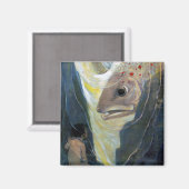 水のベビーと魚,ジェシー・ウィルコック・スミス マグネット (正面/裏面)