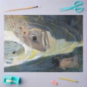 水のベビーと魚，ジェシー・ウィルコック・スミス 薄葉紙 (クラフト)