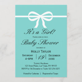 水のベビーシャワーの招待状 招待状