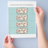 水のボトル私を飲む – wonderland drinkのアリス チラシ