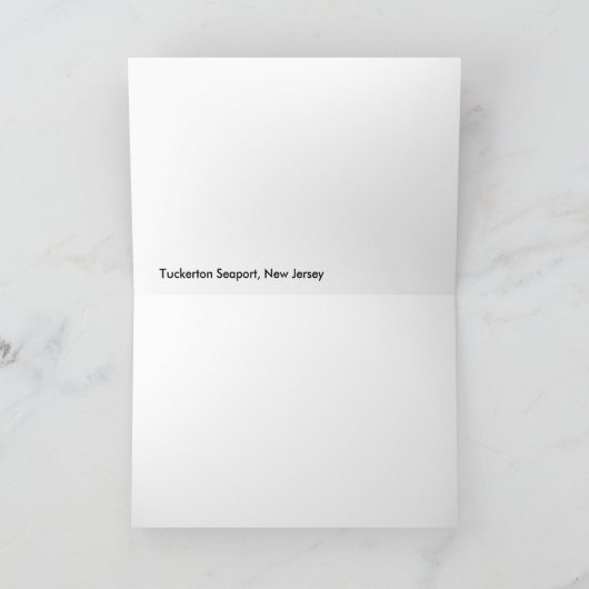 水のボート カード (内部)