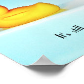 水のポスターに入るのは安全ではない ポスター (角)