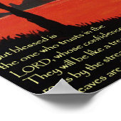 水のポスターの木 ポスター (角)