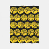 水のポロは決して~する少女を過小評価しな遊い フリースブランケット (正面)