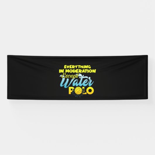 水のポロを除くすべてが穏やかに 横断幕 (横)