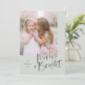 水のモダン色スクリプトSage Green明メリーるい シーズンカード (スタンド正面)