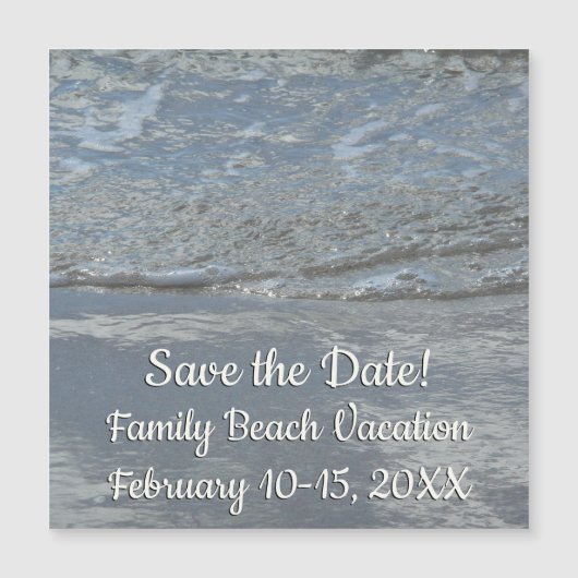 水のラッピングビーチ抽象芸術写真 (正面)