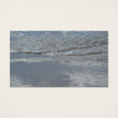 水のラッピングビーチ抽象芸術写真 (裏面)