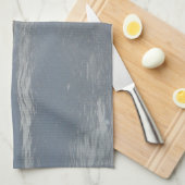 水のラッピングビーチ抽象芸術写真 キッチンタオル (四つ折り)