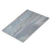 水のラッピングビーチ抽象芸術写真 ノートパッド (アングル)