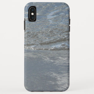 水のラッピングビーチ抽象芸術写真 iPhone XS MAXケース