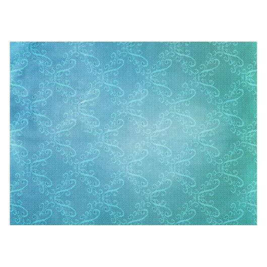 水のレース テーブルクロス (正面(横))