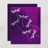 水の上でトンボを飛ばす (正面/裏面)