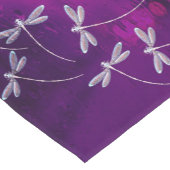 水の上でトンボを飛ばす ショートテーブルランナー (コーナー)