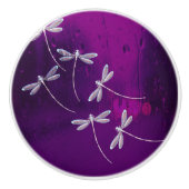 水の上でトンボを飛ばす セラミックノブ (正面)