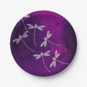 水の上でトンボを飛ばす ペーパープレート (正面)