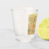 水の上で木のアヒル ショットグラス (左)