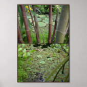 水の上で緑色 ポスター (正面)