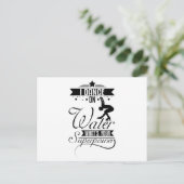 水の上で踊る ポストカード (スタンド正面)