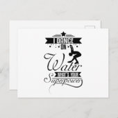 水の上で踊る ポストカード (正面/裏面)