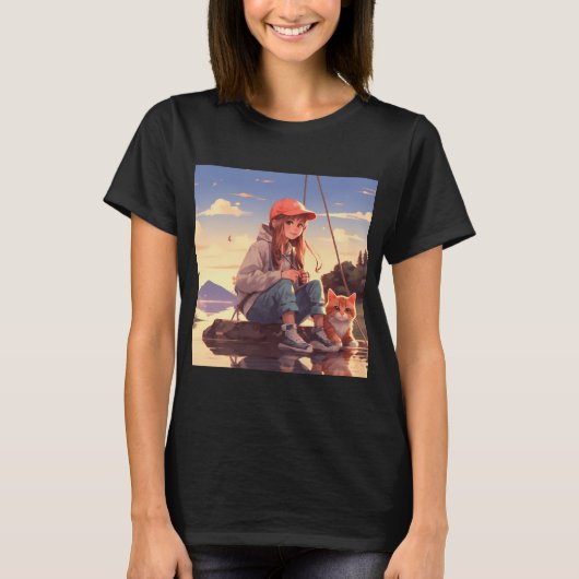 水の上で輝いて Tシャツ (正面)