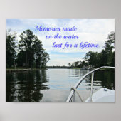 水の上で過ごした時間についての名言。 ポスター (正面)