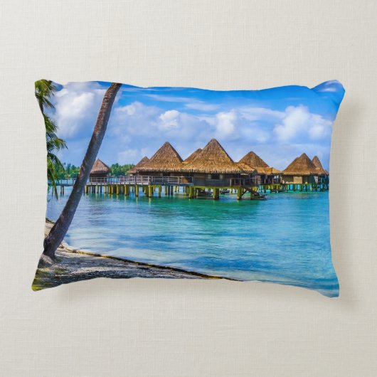 水の上に住む アクセントクッション (裏面)