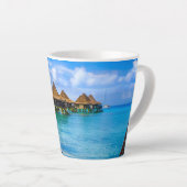 水の上に住む カフェラテマグ (右アングル)