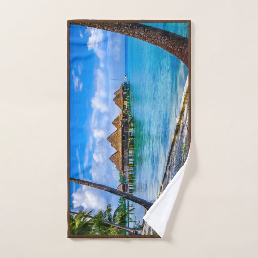 水の上に住む ハンドタオル (ハンドタオル)