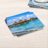 水の上に住む ペーパーコースター (アングル)