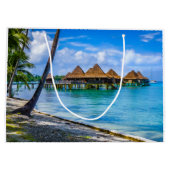 水の上に住む ラージペーパーバッグ (裏面)