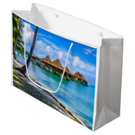 水の上に住む ラージペーパーバッグ