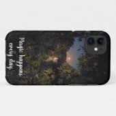 水の上に昇るピンクの満月 Case-Mate iPhoneケース (裏面(横))