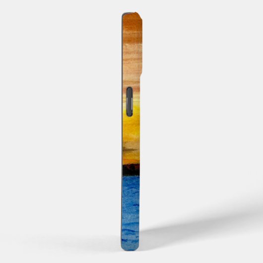 水の上に沈む夕日 Case-Mate iPhoneケース (裏面 / 右)